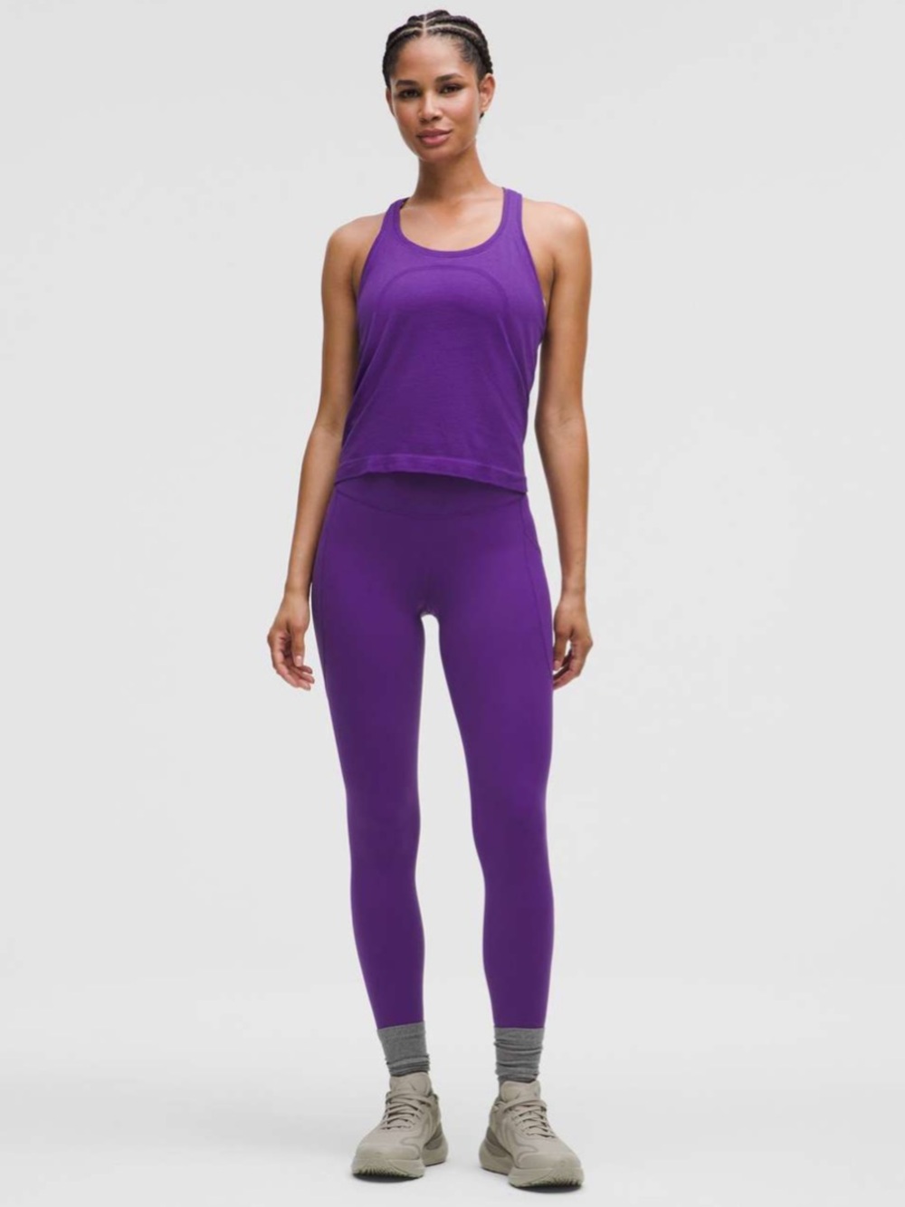 Lululemon Fast and Free High-Rise Tight 25" 5 Pocket Leggings College Purple 7/8